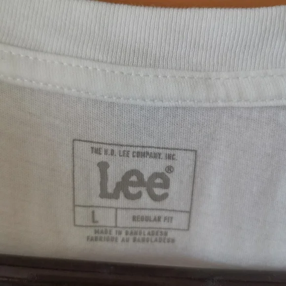 LEE Lee logo crew neck t-shirt - (L) - Picture 6 of 10